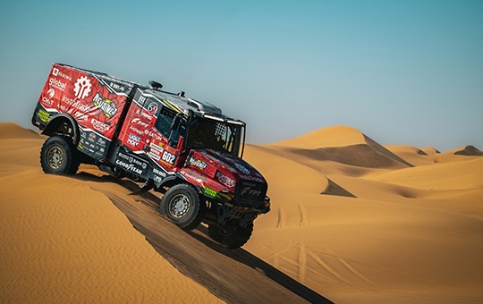 Podium bei der Dakar 2026