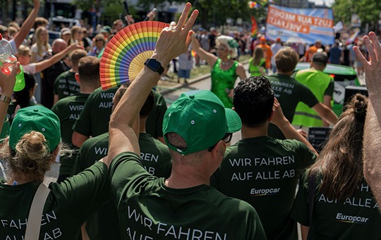 Europcar feiert erneut Vielfalt auf dem CSD in Hamburg