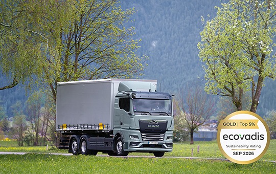 ​MAN erhält Gold im EcoVadis-Nachhaltigkeitsrating