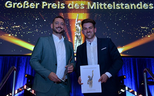 hTRIUS als Finalist beim Großen Preis des Mittelstandes 2026 ausgezeichnet